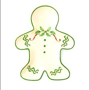 Lenox Gingerbread Holiday Accent Plate NWT